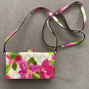Floral Multi Crossbody iPhone Tech Accessory